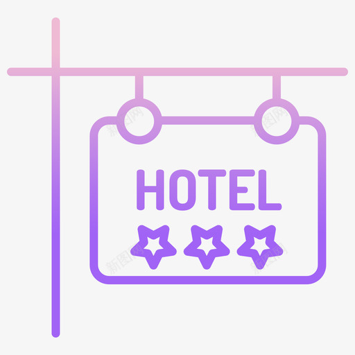 酒店旅游258轮廓坡度图标svg_新图网 https://ixintu.com 坡度 旅游 轮廓 酒店