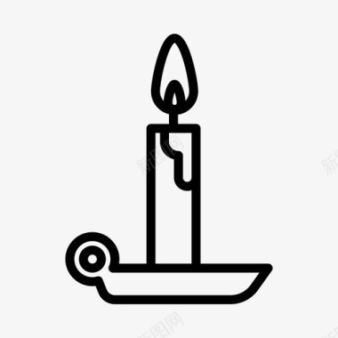 蜡烛基督教5直系图标图标