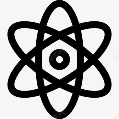 原子化学54线性图标图标