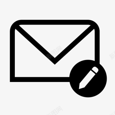 编辑电子邮件商务gmail图标图标