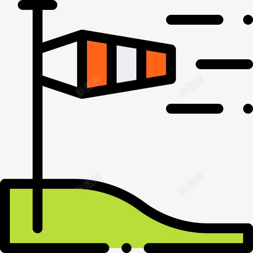 风标志高尔夫40线型颜色图标svg_新图网 https://ixintu.com 标志 线型 颜色 风标 高尔夫