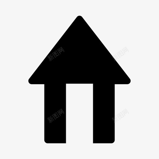 房屋建筑物房产图标svg_新图网 https://ixintu.com 住宅 多媒体图标 建筑物 房产 房屋 物业
