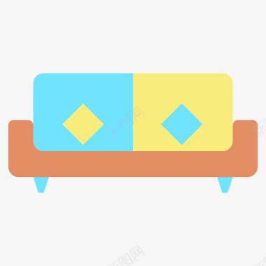 沙发床家具装饰5平房图标图标