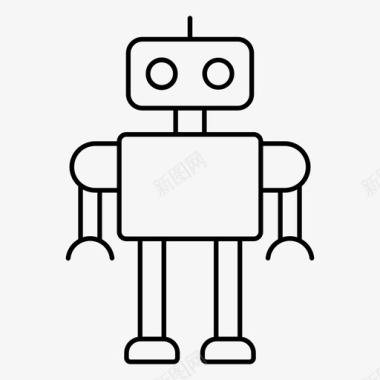 机器人自动客户图标图标