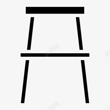 椅子家具装饰9填充图标图标