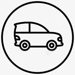 迷你圈迷你车出租车经济型车图标高清图片