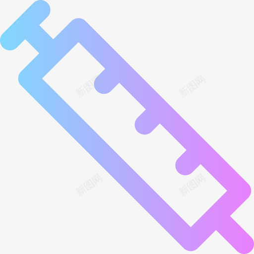 实验室线性梯度注射器图标svg_新图网 https://ixintu.com 实验室线性梯度注射器