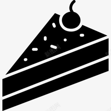 切蛋糕咖啡图标图标