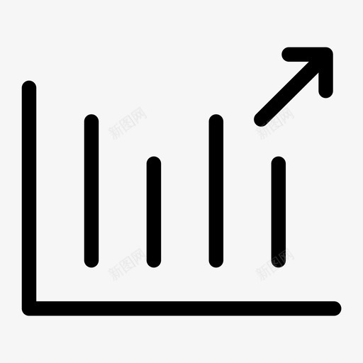 统计图形增长图标svg_新图网 https://ixintu.com 交易 图形 增加 增长 最爱 统计 股票 趋势