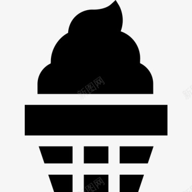 冷冻酸奶甜点糖果1填充图标图标