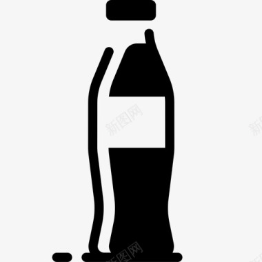 矿泉水饮料瓶子图标图标