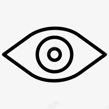 眼睛身体部位眼球图标图标