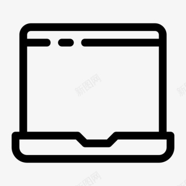 笔记本电脑台式机显示器图标图标