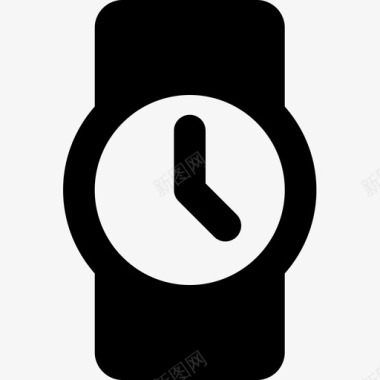腕表日期和时间7填充图标图标