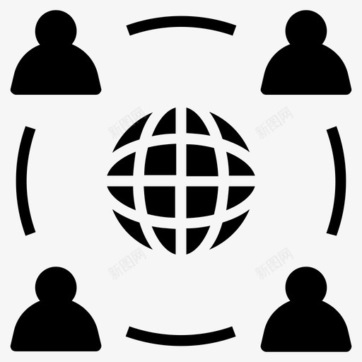 internet组会议组图标svg_新图网 https://ixintu.com internet 世界 商业 团队 用户 组 组会议 金融和银行字形