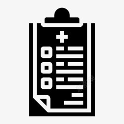 博士开题报告健康报告检查剪贴板图标高清图片