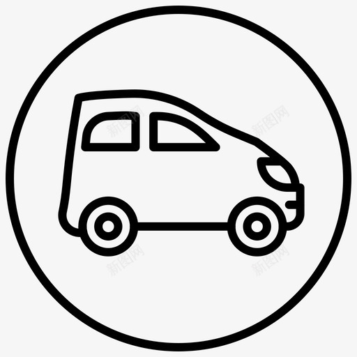 微型车出租车经济型车图标svg_新图网 https://ixintu.com 共享 出租车 型车 帽子 微型 电动汽车 经济 经济型 网上 订车 驾驶室