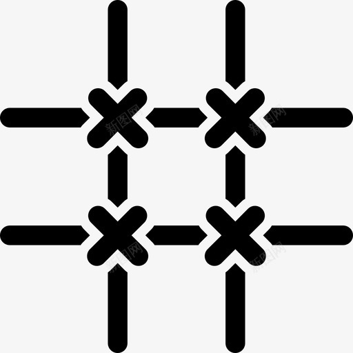 监狱牢笼禁闭图标svg_新图网 https://ixintu.com 惩罚 牢笼 犯罪 监狱 禁闭