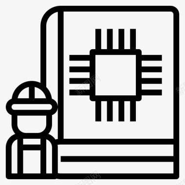 学习人工智能97线性图标图标