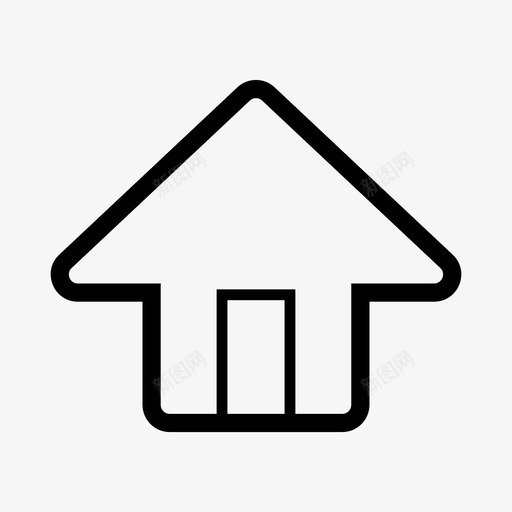 房屋建筑物房产图标svg_新图网 https://ixintu.com 住宅 图标 多媒体 建筑物 房产 房屋 物业