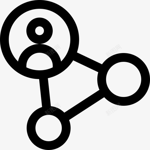 网络人力资源66线性图标svg_新图网 https://ixintu.com 人力资源 线性 网络