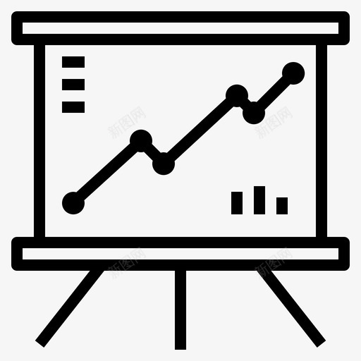 线图收益销售图标svg_新图网 https://ixintu.com 收益 线图 统计 销售