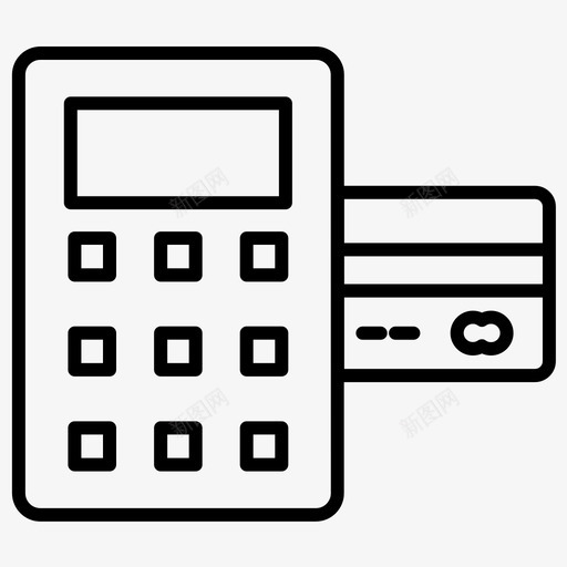 atmatm机银行图标svg_新图网 https://ixintu.com atm 会计 加粗 审计 粗线 银行