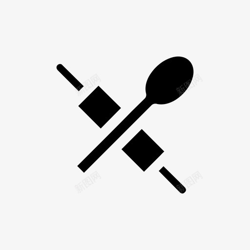 食品和餐厅面包房炊具图标svg_新图网 https://ixintu.com 厨房用具 擀面杖 炊具 面包房 食品和餐厅