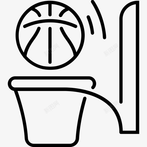 篮球篮比赛运动图标svg_新图网 https://ixintu.com 比赛 篮球篮 运动