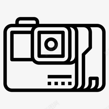 动作摄像机小工具27轮廓图标图标