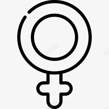 女性性别认同14直系图标图标