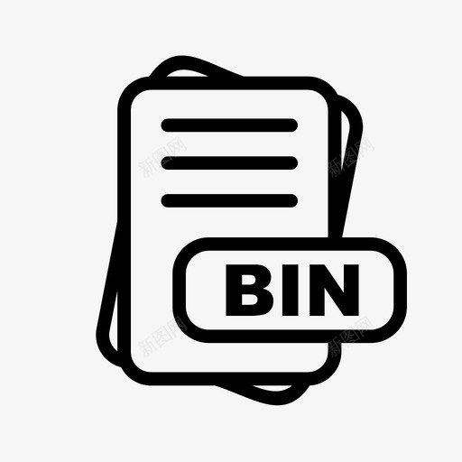 bin文件扩展名文件格式文件类型集合图标包svg_新图网 https://ixintu.com bin 图标 扩展名 文件 格式 类型 集合