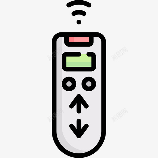 遥控器domotics22线性颜色图标svg_新图网 https://ixintu.com domotics22 线性颜色 遥控器