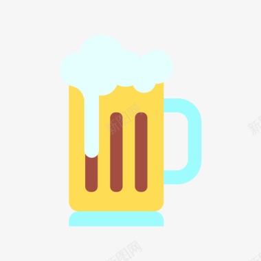 啤酒西式9淡啤酒图标图标