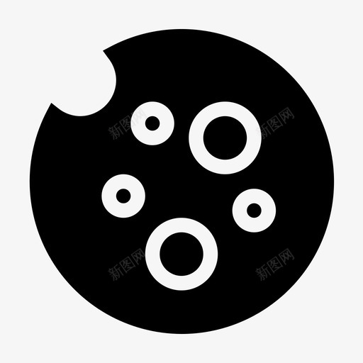 曲奇饼干蛋糕图标svg_新图网 https://ixintu.com 固体 曲奇 蛋糕 食物 餐厅 饼干