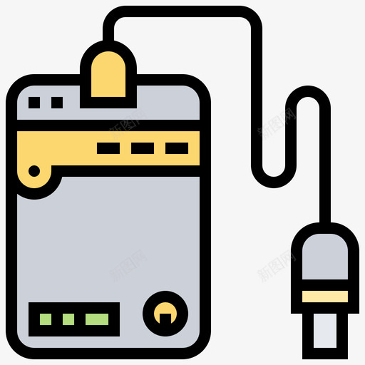 外置硬盘计算机技术9线性彩色图标svg_新图网 https://ixintu.com 外置 彩色 技术 硬盘 线性 计算机