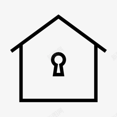 家锁房子保险箱图标图标