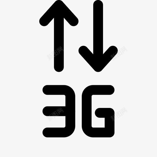 3g电话和手机1线性图标svg_新图网 https://ixintu.com 3g 电话和手机1 线性