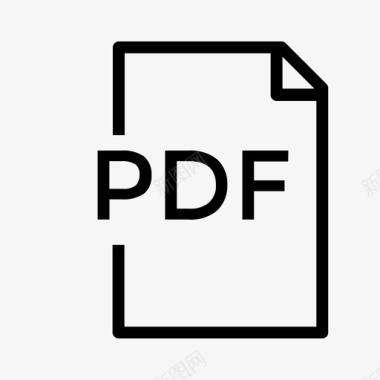保存为pdf导出纸张图标图标