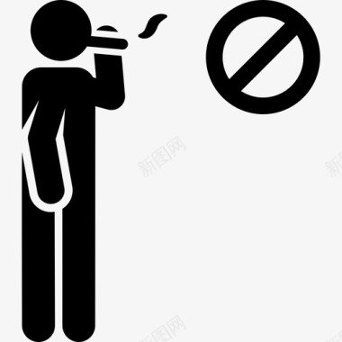 禁止吸烟游泳池规则11已满图标图标