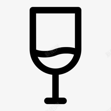 玻璃杯酒庆祝图标图标