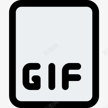 Gif文件图像文件4线性颜色图标图标