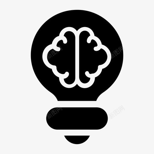 创意脑向量头脑风暴创意大脑图标svg_新图网 https://ixintu.com 优秀创意 创意大脑 创意脑向量 创新思维 头脑风暴 摄影和打印立体矢量图标集 灵感