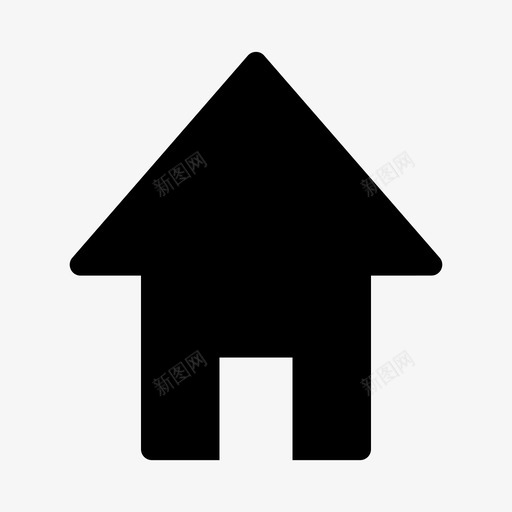 房屋建筑物房产图标svg_新图网 https://ixintu.com 住宅 图标 多媒体 建筑物 房产 房屋 物业
