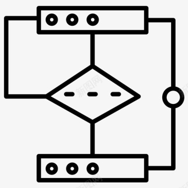 流程图图网络图标图标