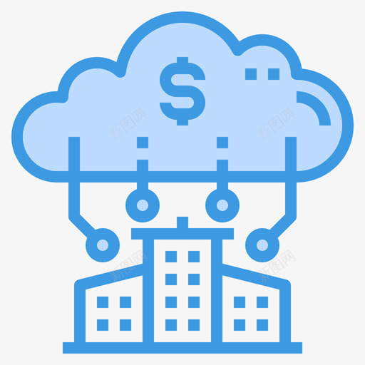 金融科技大厦31号蓝色图标svg_新图网 https://ixintu.com 31号 大厦 科技 蓝色 金融
