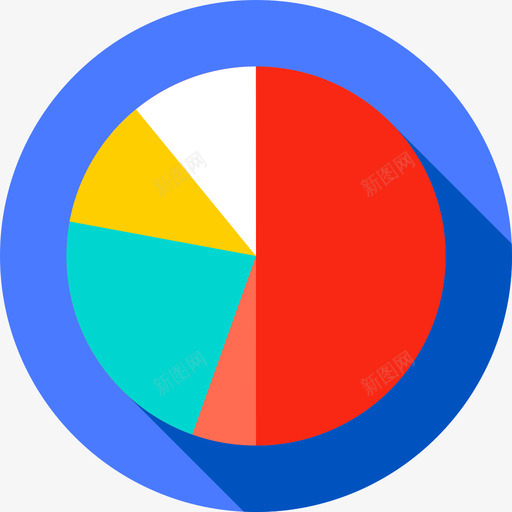 饼图信息图10扁平图标svg_新图网 https://ixintu.com 信息图10 扁平 饼图