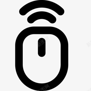鼠标无线单击计算机图标图标