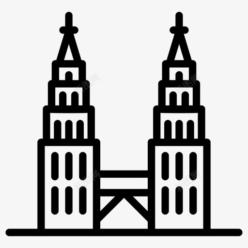 马来西亚国家石油公司双子塔马来西亚吉隆坡双子塔马来西亚地标图标svg_新图网 https://ixintu.com 双子塔 吉隆坡 国家 地标 大学 油公司 石油 纪念碑 马来西亚
