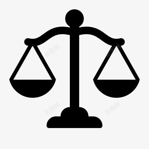 平衡比较平等图标svg_新图网 https://ixintu.com 平等 平衡 比较 法律 规模